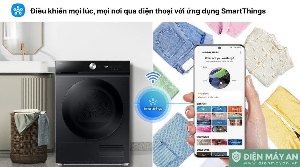 Máy sấy bơm nhiệt Samsung 10 Kg DV10BB9440GBSV